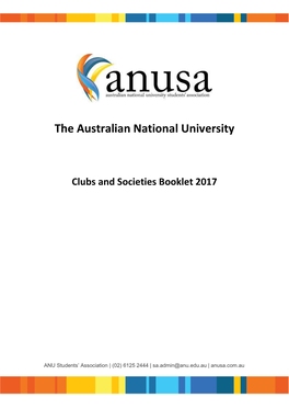 The Australian National University