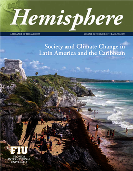 Society and Climate Change in Latin America and the Caribbean