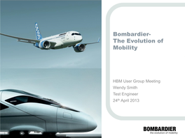 Bombardier Standard Presentation