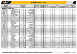 Midweek Regular Coupon 01/10/2020 08:44 1 / 3