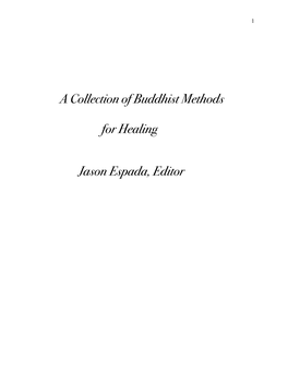 A Collection of Buddhist Methods for Healing