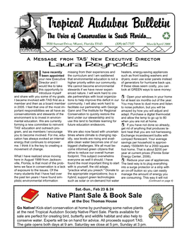 Laura Reynolds Native Plant Sale & Book Sale