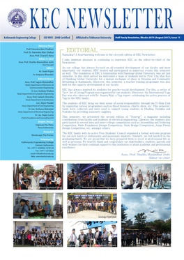 KEC Newsletter Issue 11 August 2017