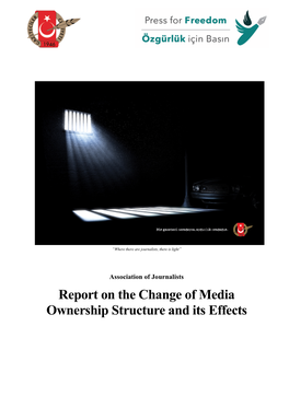 Report on the Change of Media Ownership Structure and Its Effects