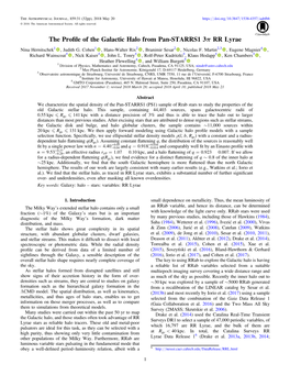 The Profile of the Galactic Halo from Pan-STARRS1 3Π RR Lyrae