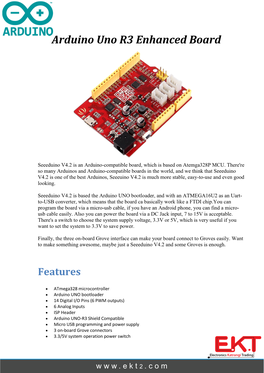 Arduino Uno R3 Enhanced Board