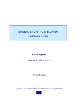 Regional Level Evaluation: Caribbean Region