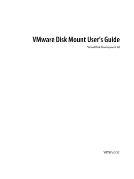 Vmware-Mount Command‐Line Utility