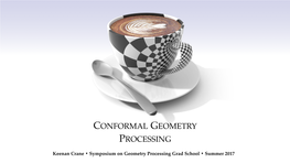 Conformal Geometry Processing