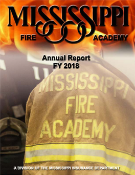 2018 Annual Report of the Mississippi State Fire Academy