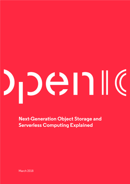 Next-Generation Object Storage and Serverless Computing Explained