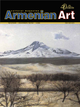 Armenian a Rt Art C U Ltu Ra Lm a G a Z in E Cultural Magazine