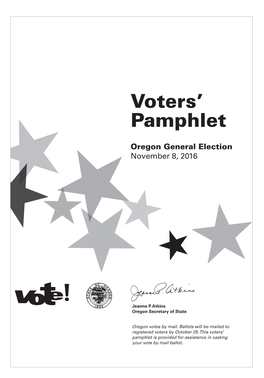 State Voters' Pamphlet