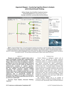 Argument Mapper: Countering Cognitive Biases in Analysis with Critical (Visual) Thinking