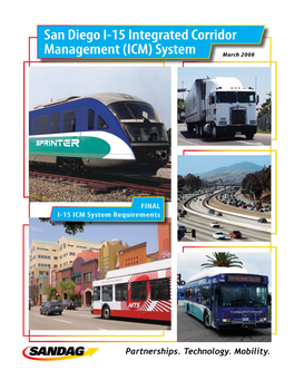 San Diego I-15 Integrated Corridor Management (ICM) System