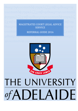 Magistrates Court Legal Advice Service Referral Guide