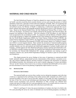 Maternal and Child Health 9