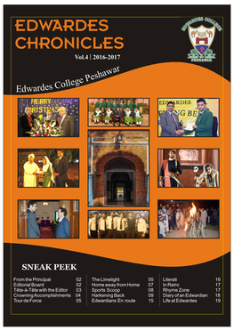 EDWARDES CHRONICLES Vol.4 2016-2017 R Awa Pesh Llege Edwardes Co