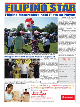 Filipino Star July 2010 Edition