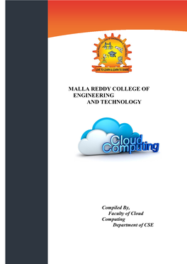 Malla Reddy College of Engineering and Technology