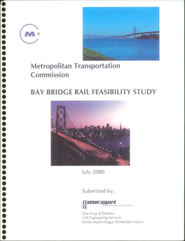 MTC Bay Bridge Rail Feasibility Study