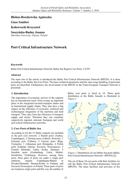 Port Critical Infrastructure Network