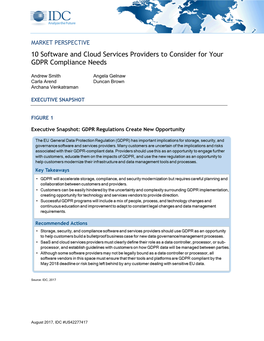 10 Software and Cloud Services Providers to Consider for Your GDPR Compliance Needs