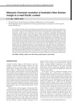 Mesozoic–Cenozoic Evolution of Australia's New Guinea Margin in A