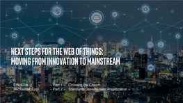 Smart Cities – Standardization Proposed Strategy Outline