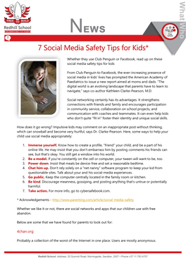 7 Social Media Safety Tips for Kids*