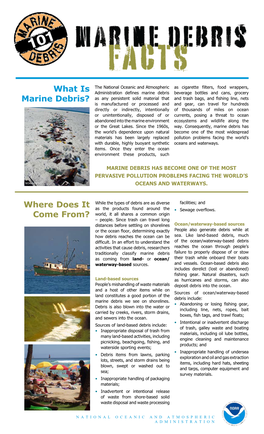 What Is Marine Debris? Where Does It Come From?