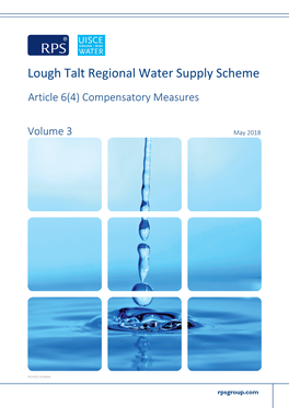 Lough Talt Regional Water Supply Scheme Article 6(4) Compensatory Measures
