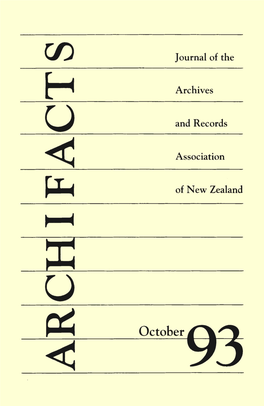 Archifacts October 1993