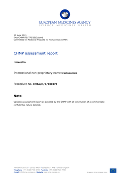 Herceptin, INN-Trastuzumab