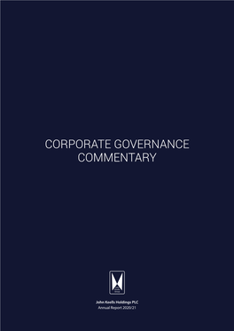 Corporate Governance Commentary