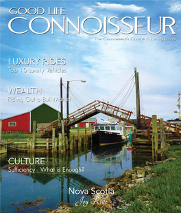 Good Life Connoisseur Winter 2015 Nova Scotia