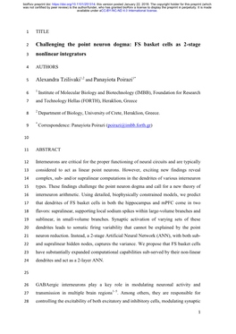 FS Basket Cells As 2-Stage Nonlinear Integrators