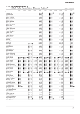 88.013 Schaan – Nendeln – Eschen Trübbach – Vaduz – Nendeln/Eschen – Schaanwald – Feldkirch Stand: 27