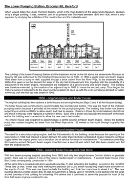 The Lower Pumping Station, Broomy Hill, Hereford