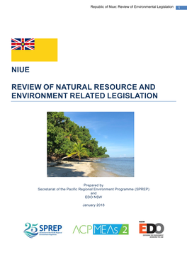 Niue Review of Natural Resource and Environment