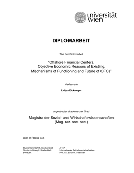 Diplomarbeit