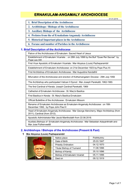 Ernakulam-Angamaly Archdiocese 01.01.2019 1