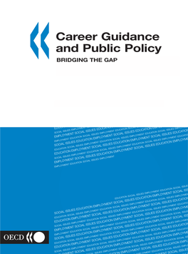 Career Guidance and Public Policy « BRIDGING the GAP