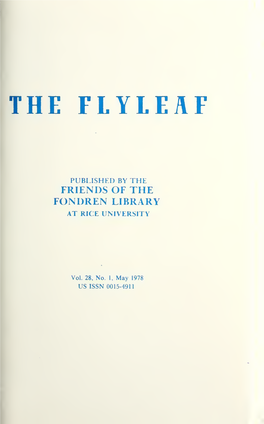 The Flyleaf, 1978