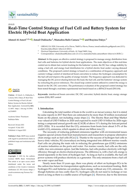 Real-Time Control Strategy of Fuel Cell and Battery System for Electric Hybrid Boat Application