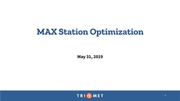 Considering MAX Station Closures