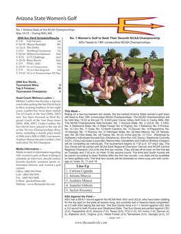 Arizona State Women's Golf
