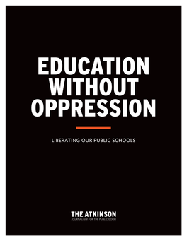 Sharing Education Without Oppression