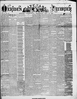 Vol. 5___No. 42. MER ID EK , CQKNECT Lc Tt T , WEDNESDAY , MAY 13,...1868, 250