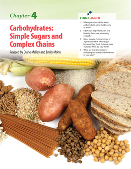 Carbohydrates: Simple Sugars and Complex Chains